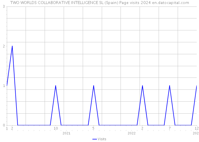 TWO WORLDS COLLABORATIVE INTELLIGENCE SL (Spain) Page visits 2024 