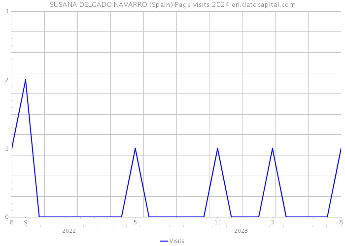 SUSANA DELGADO NAVARRO (Spain) Page visits 2024 