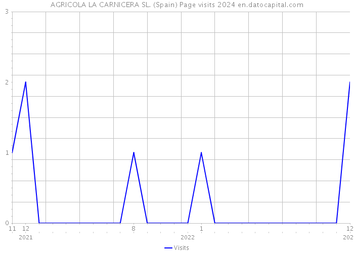 AGRICOLA LA CARNICERA SL. (Spain) Page visits 2024 