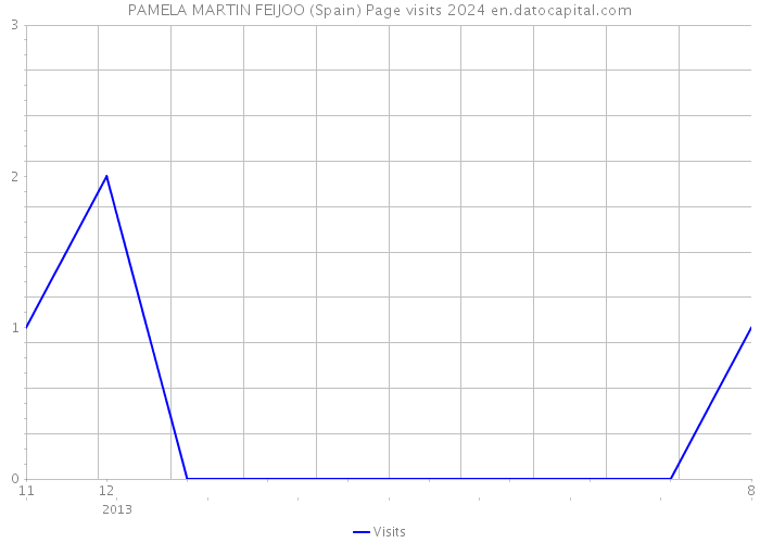 PAMELA MARTIN FEIJOO (Spain) Page visits 2024 