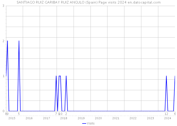 SANTIAGO RUIZ GARIBAY RUIZ ANGULO (Spain) Page visits 2024 