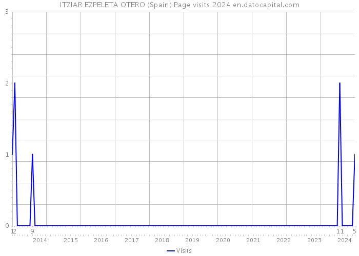 ITZIAR EZPELETA OTERO (Spain) Page visits 2024 