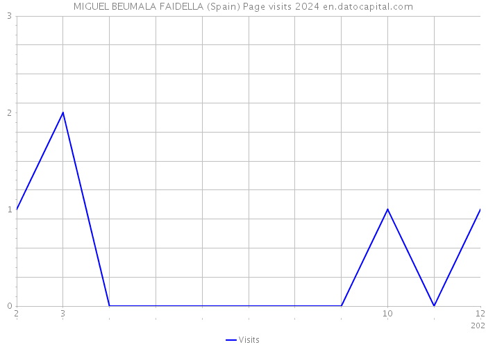 MIGUEL BEUMALA FAIDELLA (Spain) Page visits 2024 