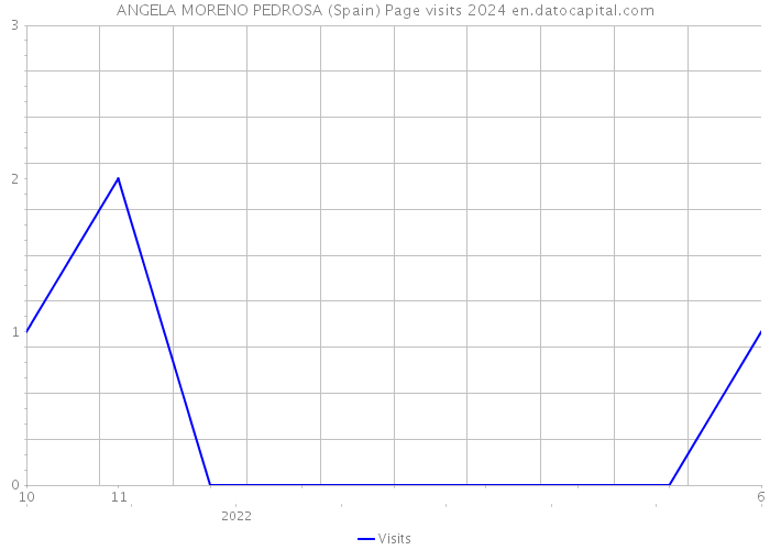 ANGELA MORENO PEDROSA (Spain) Page visits 2024 