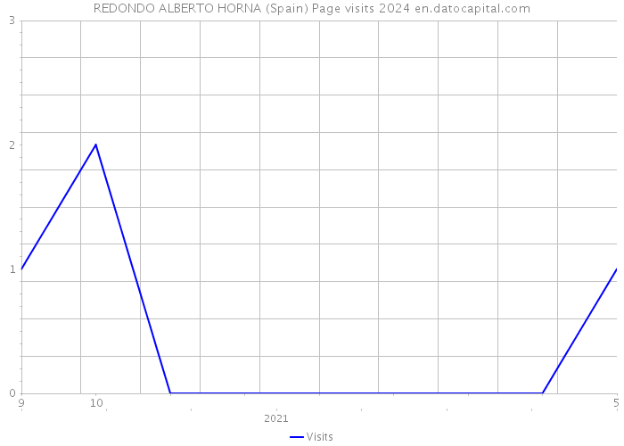 REDONDO ALBERTO HORNA (Spain) Page visits 2024 