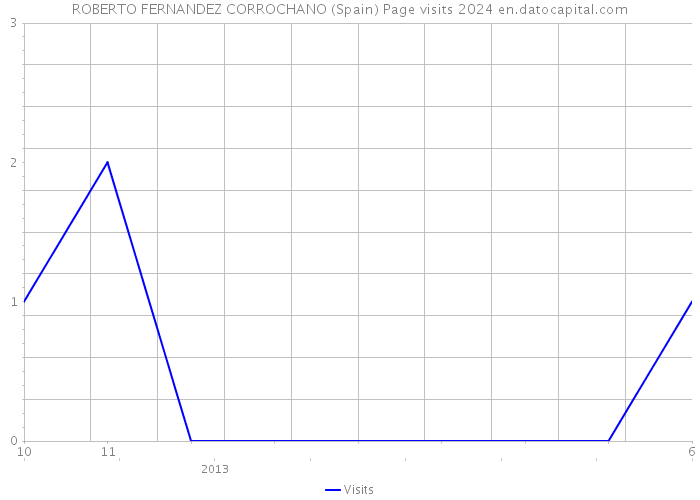 ROBERTO FERNANDEZ CORROCHANO (Spain) Page visits 2024 