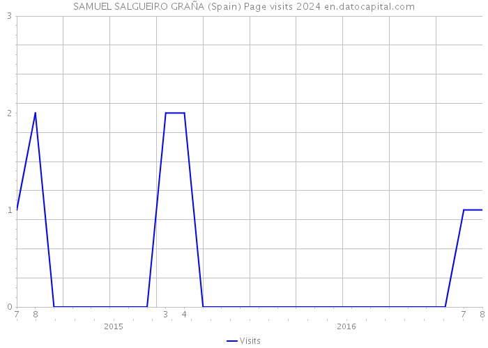 SAMUEL SALGUEIRO GRAÑA (Spain) Page visits 2024 