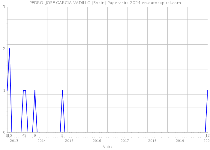 PEDRO-JOSE GARCIA VADILLO (Spain) Page visits 2024 