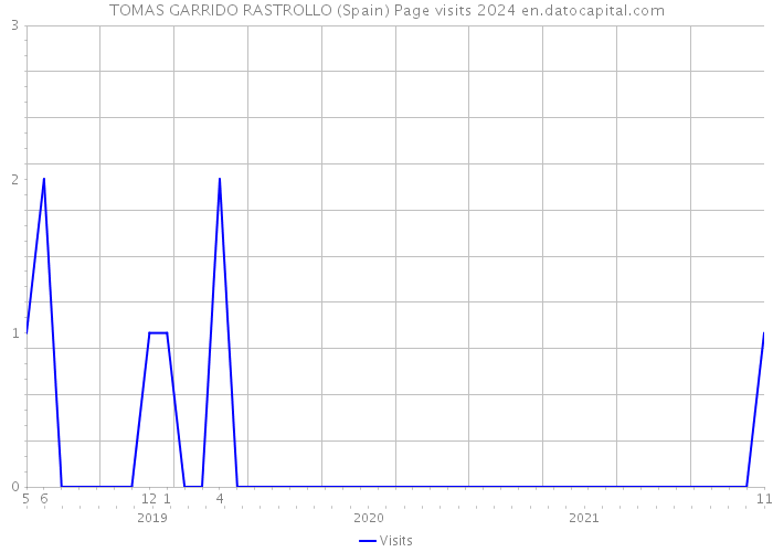 TOMAS GARRIDO RASTROLLO (Spain) Page visits 2024 
