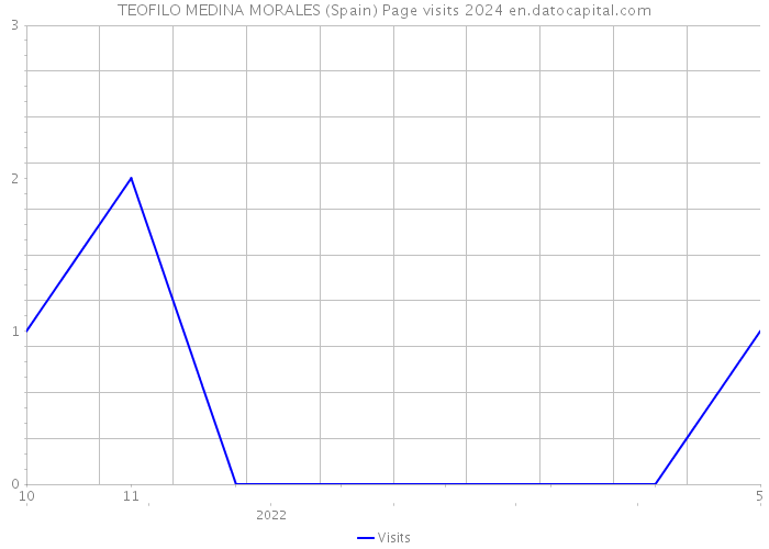 TEOFILO MEDINA MORALES (Spain) Page visits 2024 