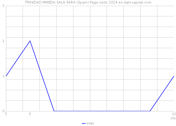 TRINIDAD MMEDA SALA SARA (Spain) Page visits 2024 