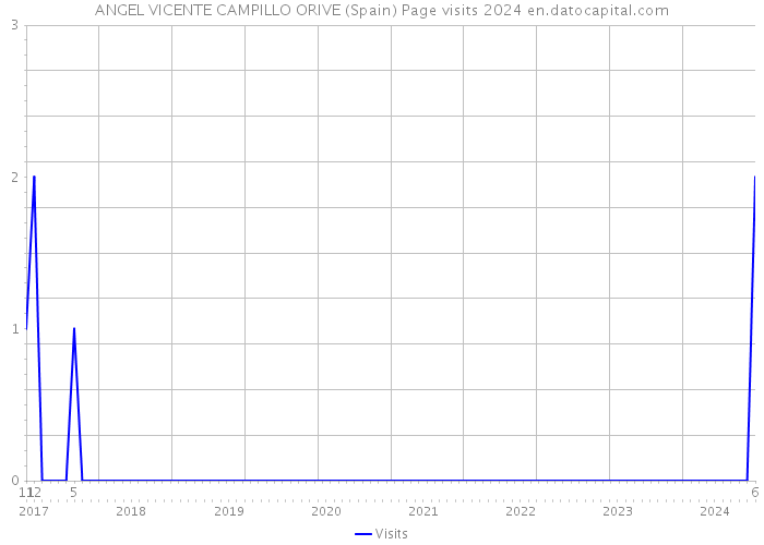 ANGEL VICENTE CAMPILLO ORIVE (Spain) Page visits 2024 