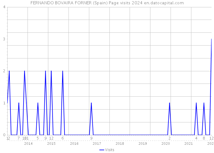 FERNANDO BOVAIRA FORNER (Spain) Page visits 2024 