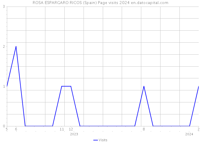 ROSA ESPARGARO RICOS (Spain) Page visits 2024 