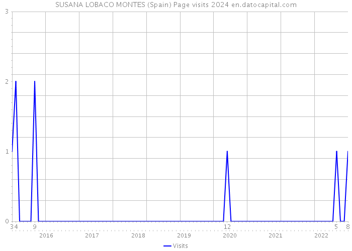 SUSANA LOBACO MONTES (Spain) Page visits 2024 