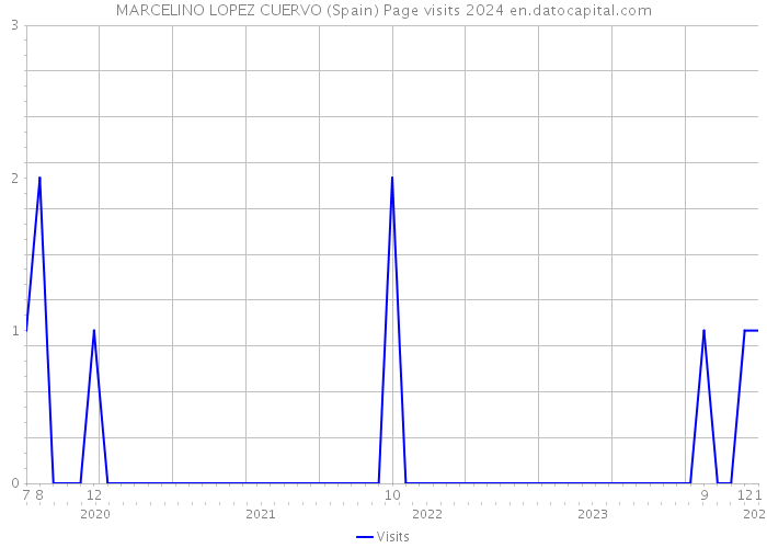 MARCELINO LOPEZ CUERVO (Spain) Page visits 2024 
