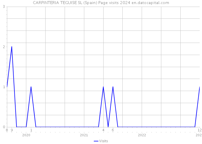 CARPINTERIA TEGUISE SL (Spain) Page visits 2024 