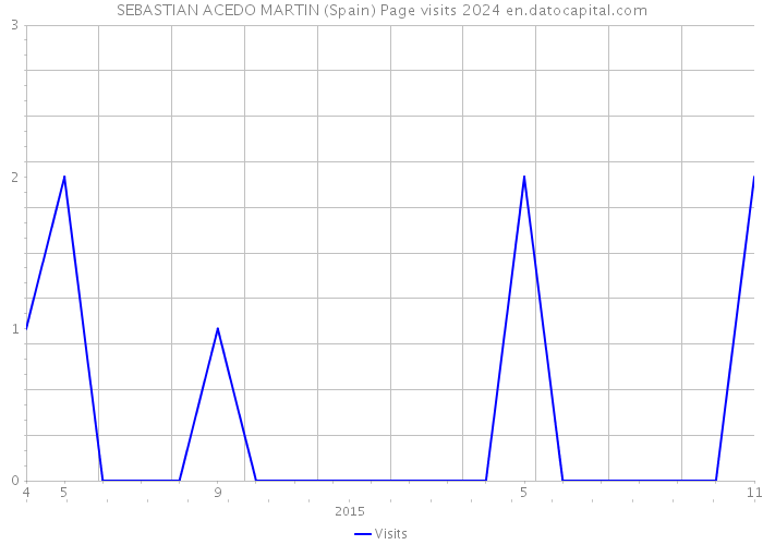 SEBASTIAN ACEDO MARTIN (Spain) Page visits 2024 