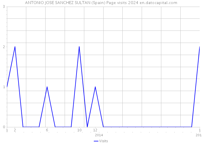 ANTONIO JOSE SANCHEZ SULTAN (Spain) Page visits 2024 