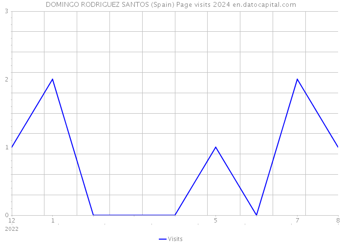 DOMINGO RODRIGUEZ SANTOS (Spain) Page visits 2024 