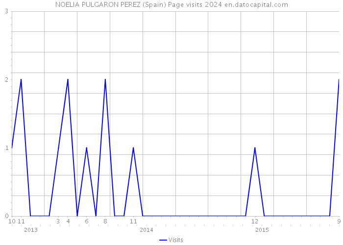 NOELIA PULGARON PEREZ (Spain) Page visits 2024 