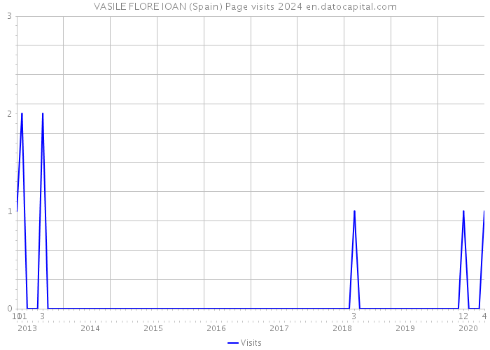 VASILE FLORE IOAN (Spain) Page visits 2024 