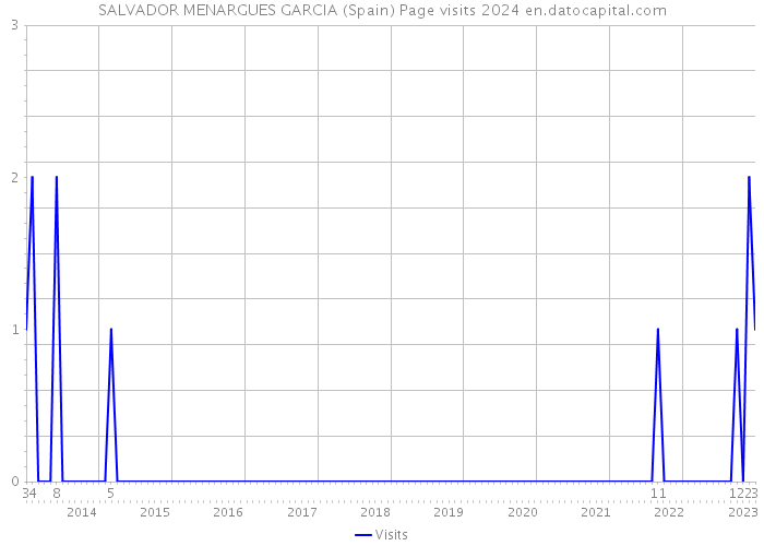 SALVADOR MENARGUES GARCIA (Spain) Page visits 2024 