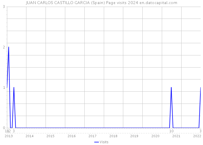 JUAN CARLOS CASTILLO GARCIA (Spain) Page visits 2024 