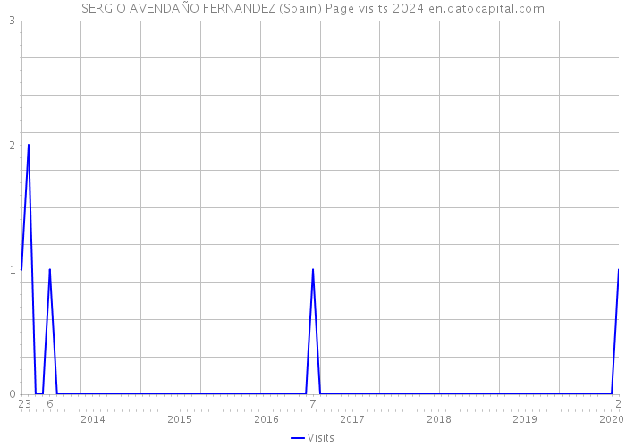 SERGIO AVENDAÑO FERNANDEZ (Spain) Page visits 2024 