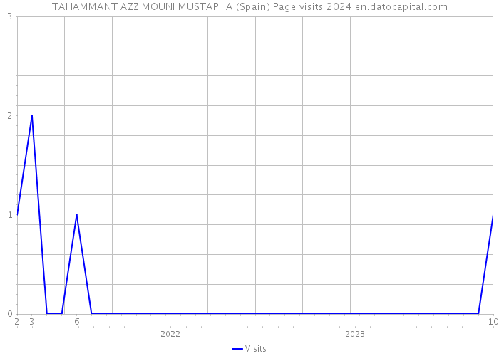 TAHAMMANT AZZIMOUNI MUSTAPHA (Spain) Page visits 2024 
