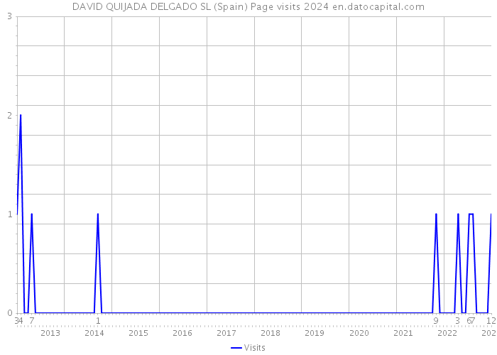 DAVID QUIJADA DELGADO SL (Spain) Page visits 2024 