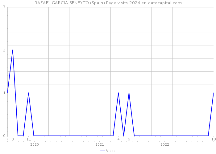 RAFAEL GARCIA BENEYTO (Spain) Page visits 2024 