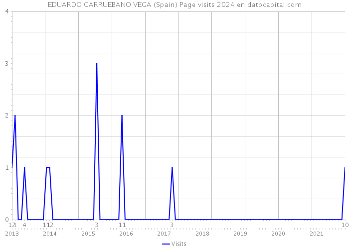 EDUARDO CARRUEBANO VEGA (Spain) Page visits 2024 