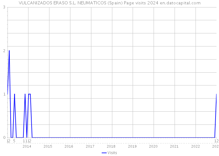 VULCANIZADOS ERASO S.L. NEUMATICOS (Spain) Page visits 2024 