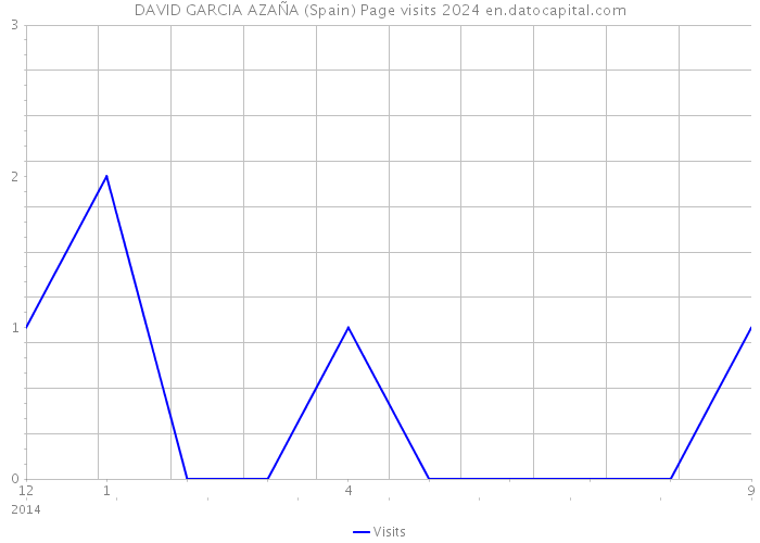 DAVID GARCIA AZAÑA (Spain) Page visits 2024 