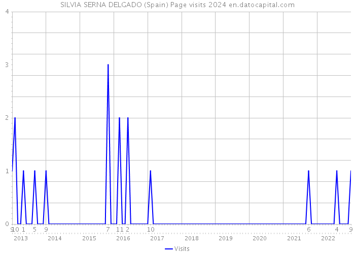 SILVIA SERNA DELGADO (Spain) Page visits 2024 