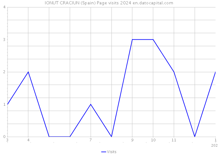 IONUT CRACIUN (Spain) Page visits 2024 