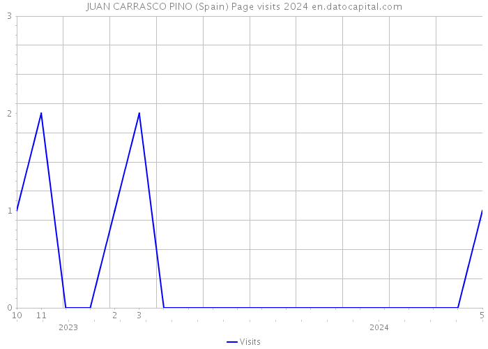 JUAN CARRASCO PINO (Spain) Page visits 2024 