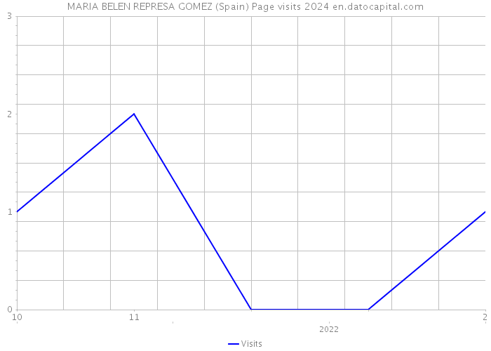 MARIA BELEN REPRESA GOMEZ (Spain) Page visits 2024 