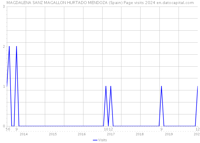 MAGDALENA SANZ MAGALLON HURTADO MENDOZA (Spain) Page visits 2024 