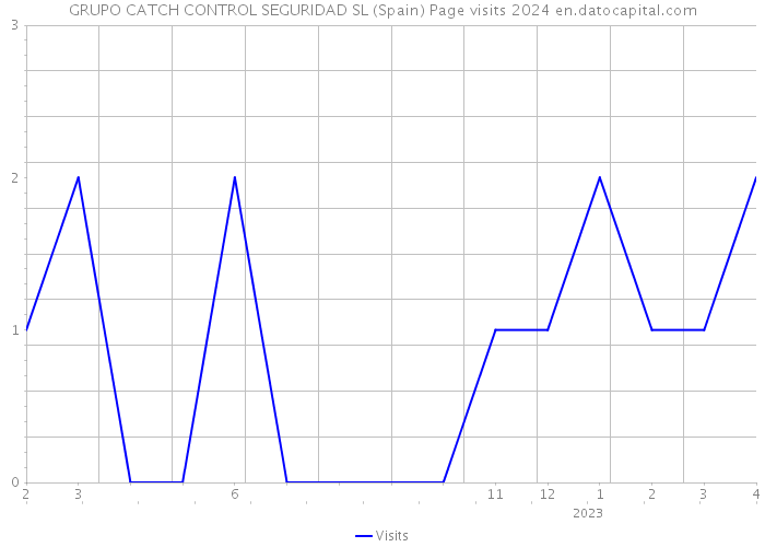 GRUPO CATCH CONTROL SEGURIDAD SL (Spain) Page visits 2024 