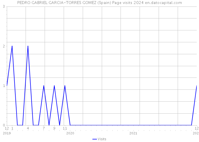 PEDRO GABRIEL GARCIA-TORRES GOMEZ (Spain) Page visits 2024 