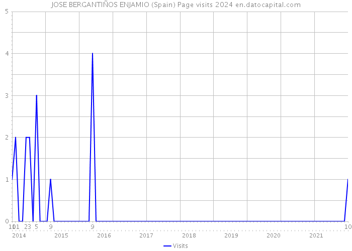 JOSE BERGANTIÑOS ENJAMIO (Spain) Page visits 2024 