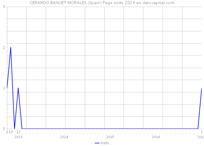 GERARDO BANUET MORALES (Spain) Page visits 2024 
