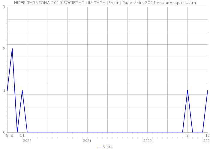 HIPER TARAZONA 2019 SOCIEDAD LIMITADA (Spain) Page visits 2024 