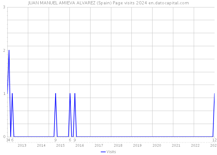 JUAN MANUEL AMIEVA ALVAREZ (Spain) Page visits 2024 