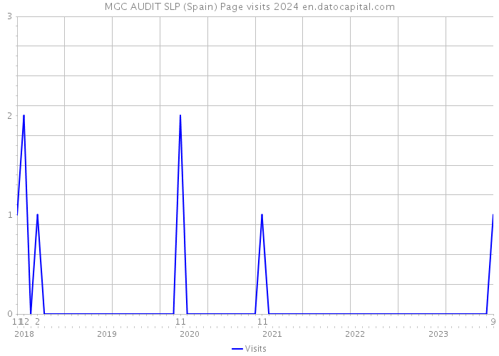MGC AUDIT SLP (Spain) Page visits 2024 