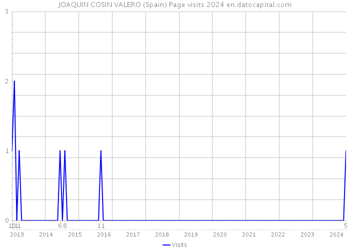 JOAQUIN COSIN VALERO (Spain) Page visits 2024 