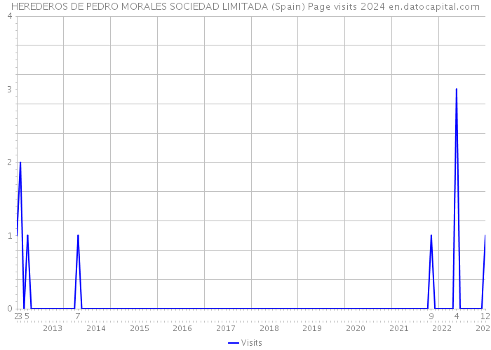 HEREDEROS DE PEDRO MORALES SOCIEDAD LIMITADA (Spain) Page visits 2024 