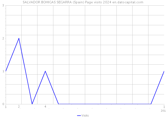 SALVADOR BOHIGAS SEGARRA (Spain) Page visits 2024 